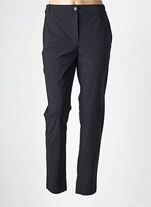 Pantalon slim țesătură poplin mărime normală negru INDIES femeie