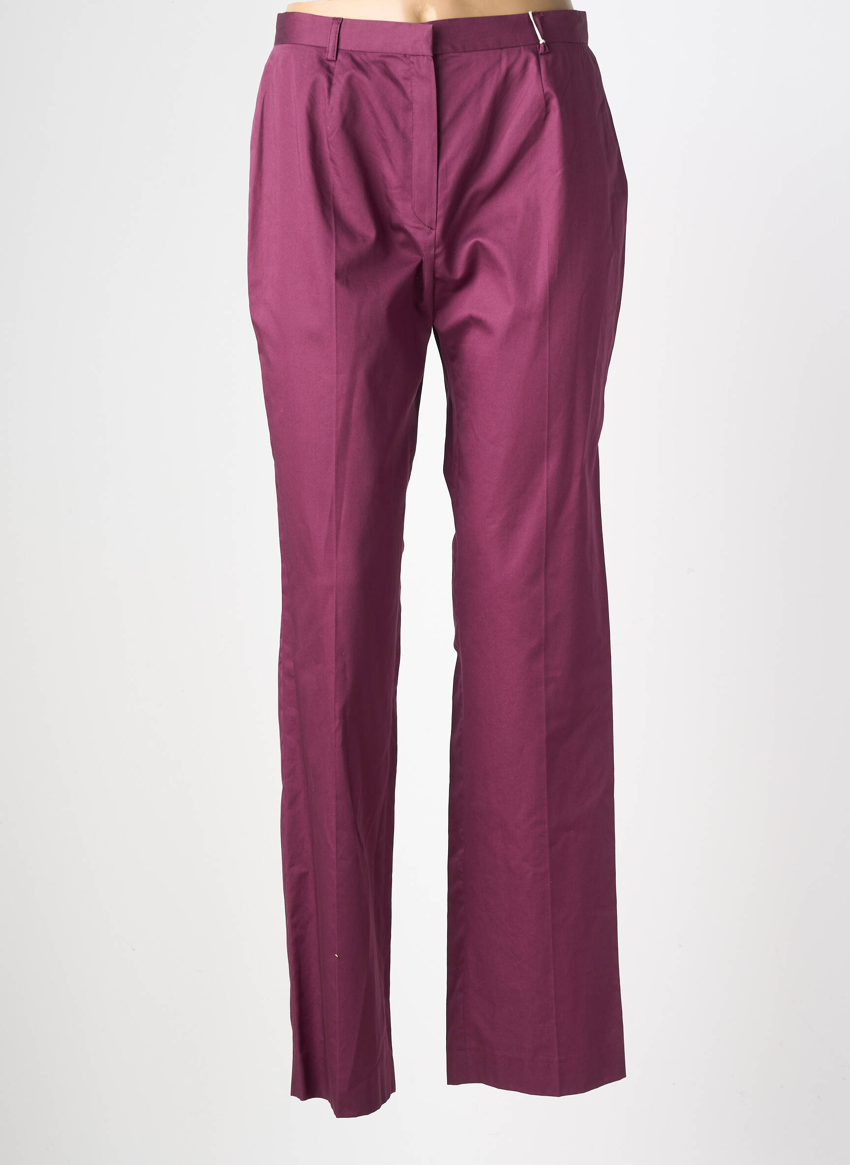 Pantalon drept țesătură poplin mărime normală violet GERARD DAREL femeie