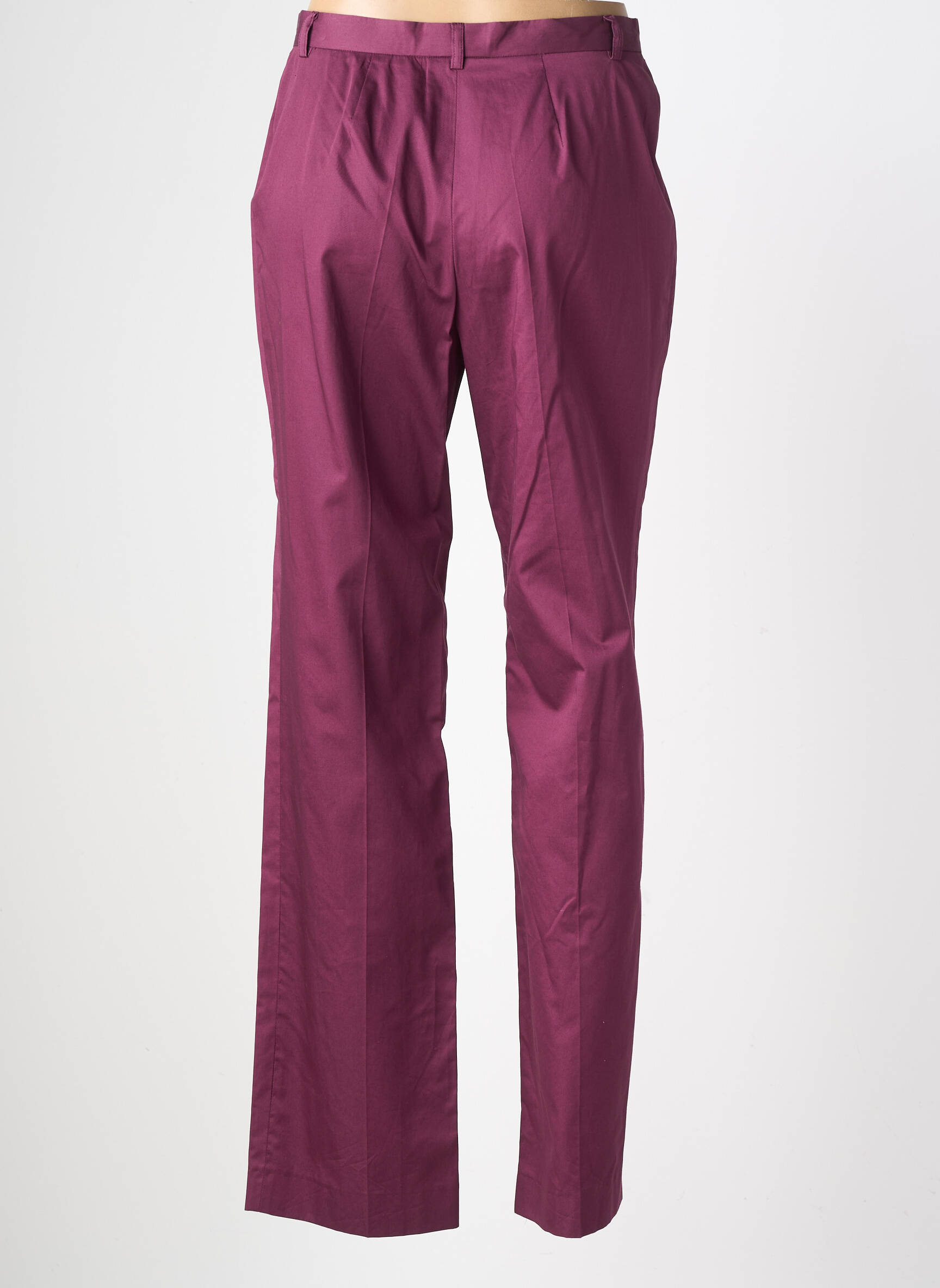 Pantalon drept țesătură poplin mărime normală violet GERARD DAREL femeie