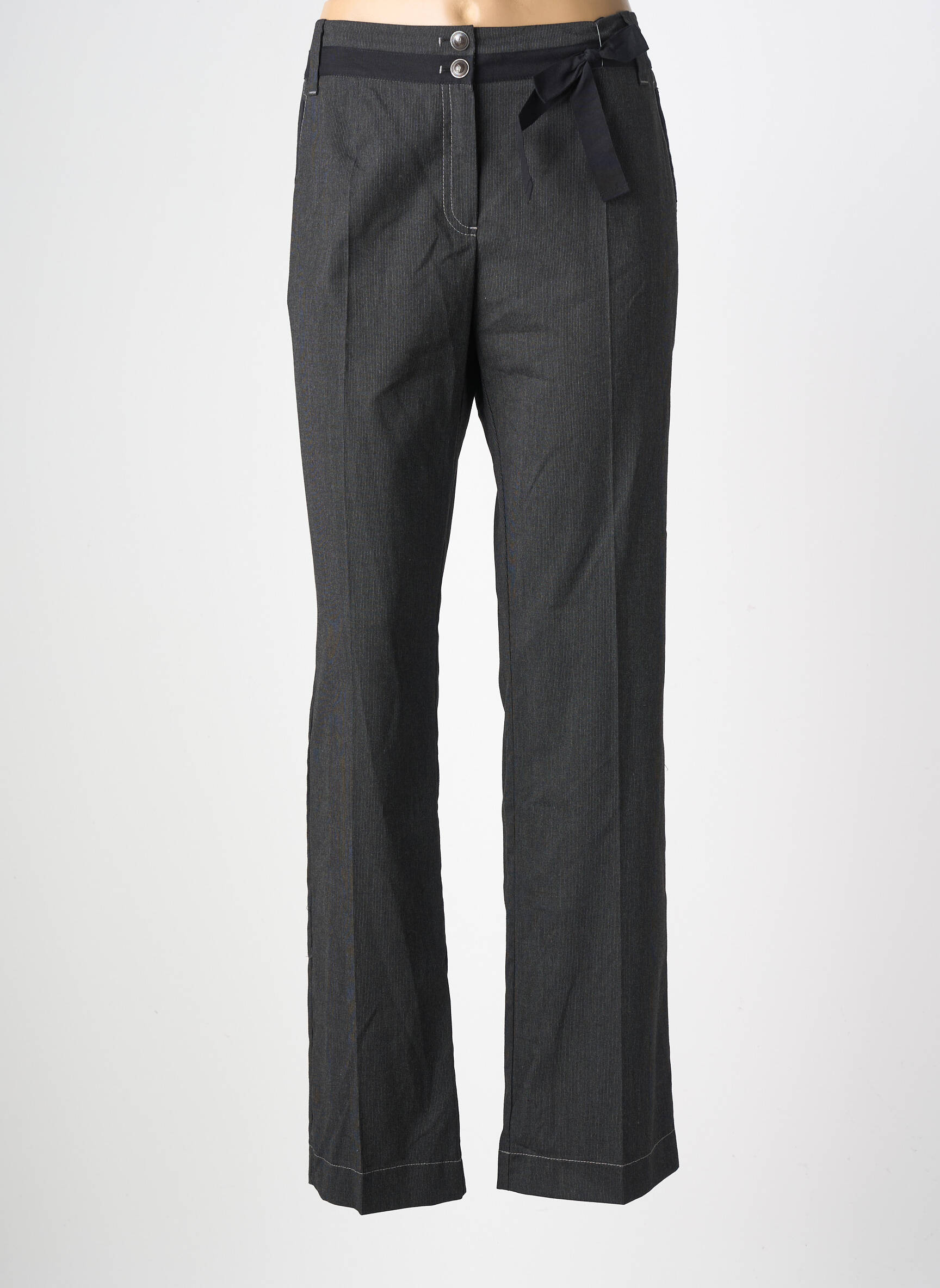 Pantalon drept elasticitate mărime normală negru GARELLA femeie