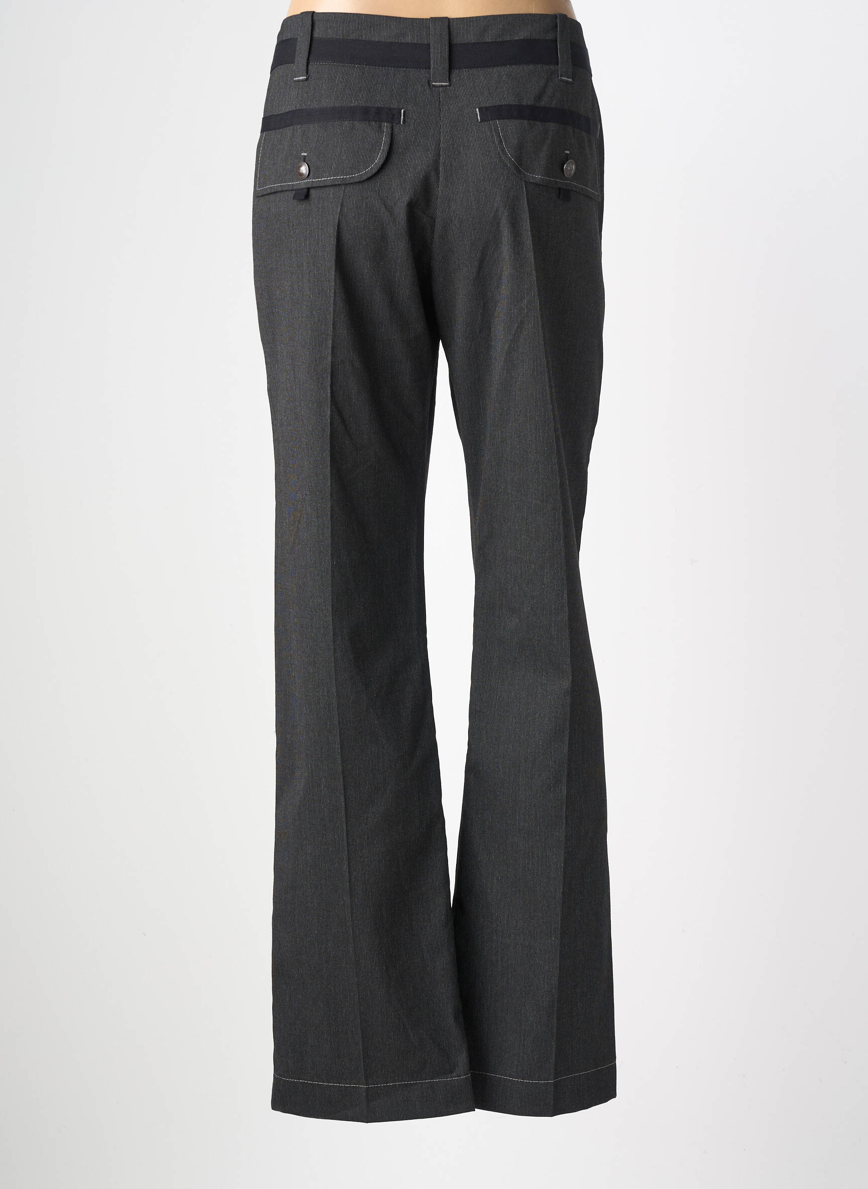 Pantalon drept elasticitate mărime normală negru GARELLA femeie