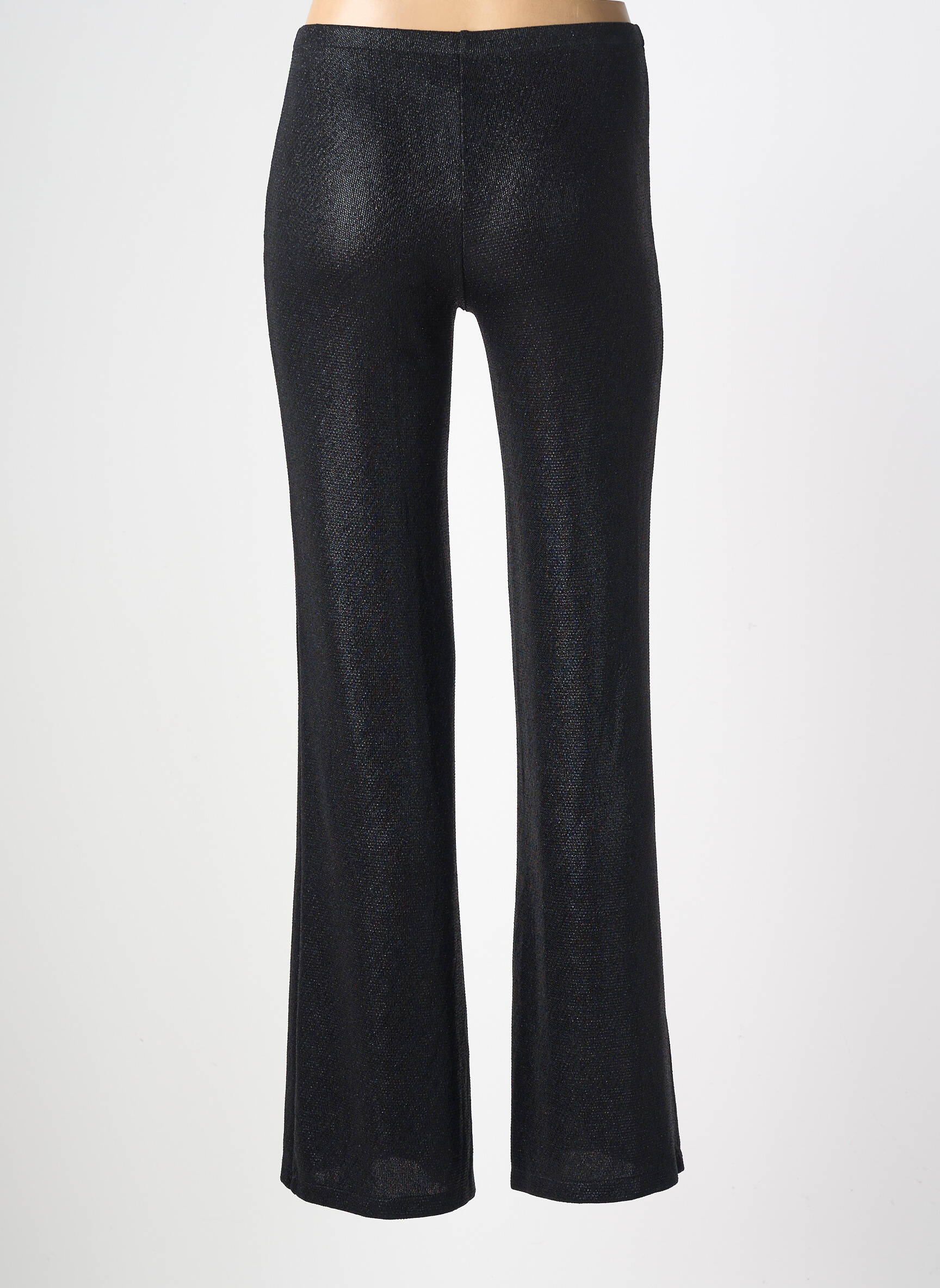 Pantalon drept elasticitate mărime normală negru NATHALIE CHAIZE femeie