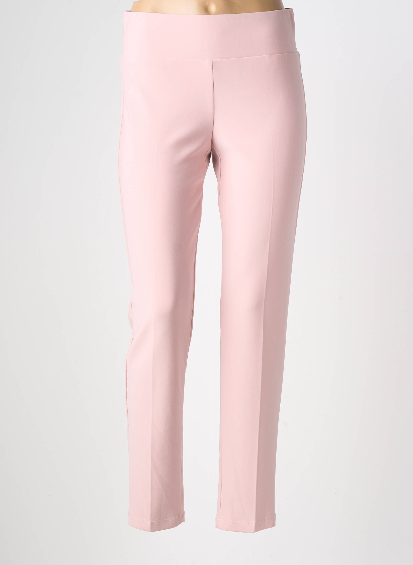 Pantalon drept elasticitate mărime normală roz FRANK LYMAN femeie