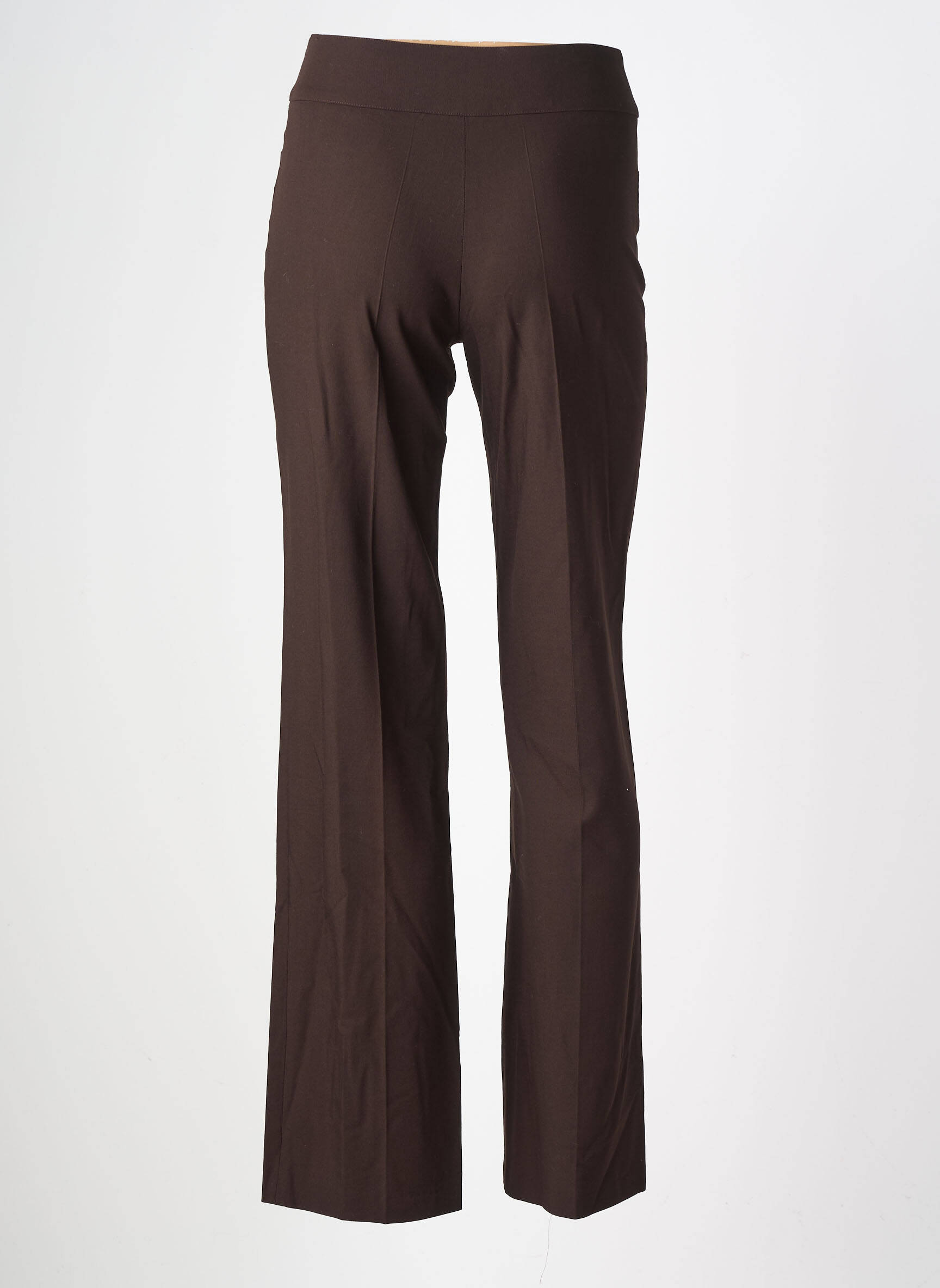 Pantalon drept elasticitate mărime normală maro NATHALIE GARCON femeie