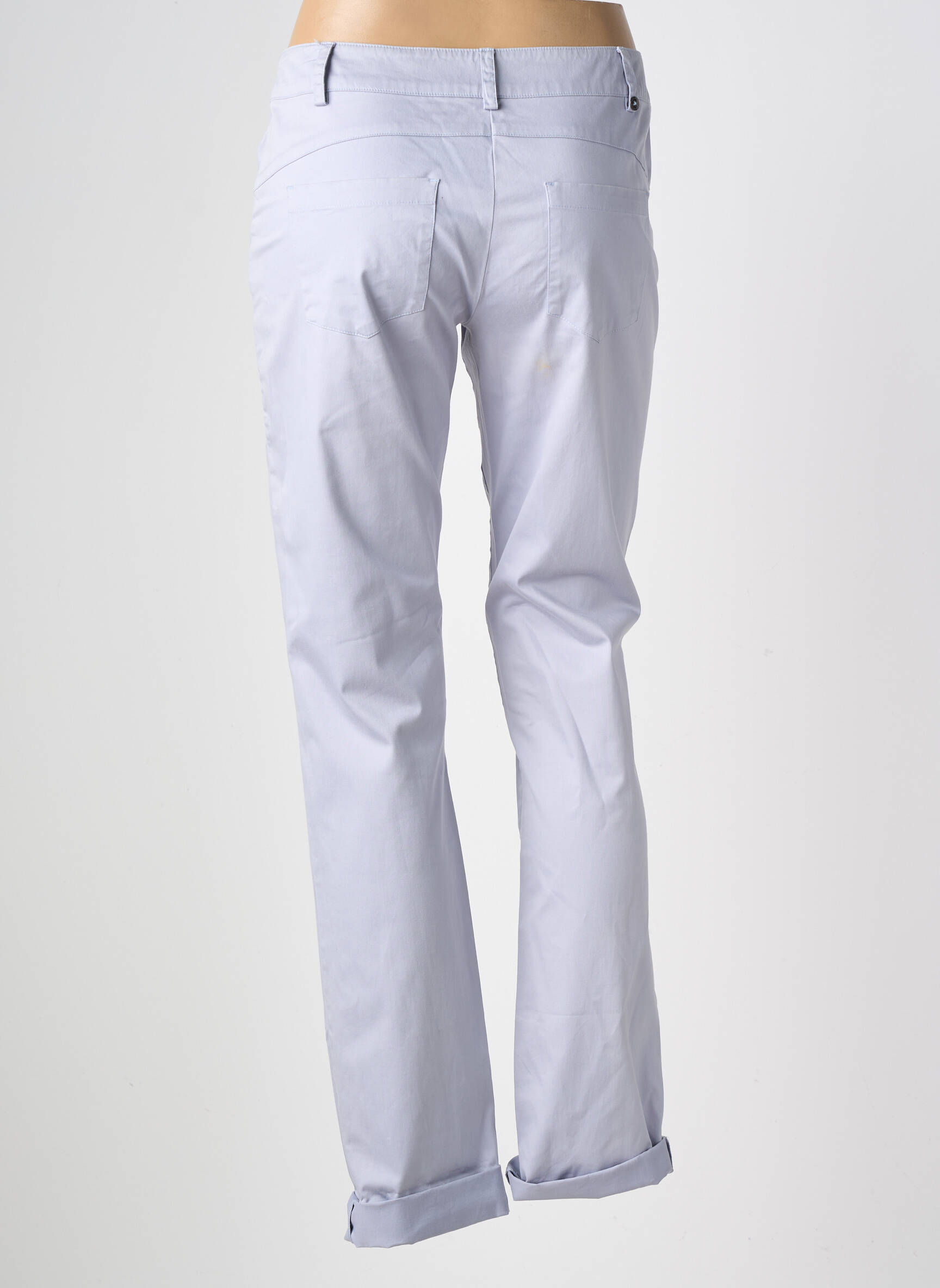 Pantalon drept elasticitate mărime normală albastru PENNYBLACK femeie