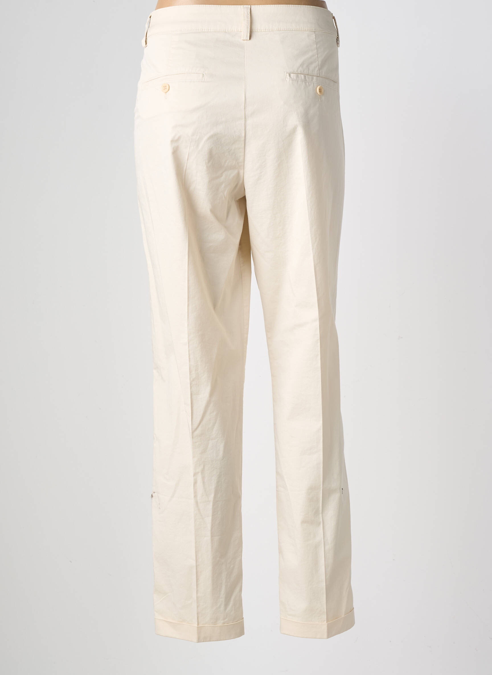 Pantalon chino elasticitate mărime normală bej RAFFAELLO ROSSI femeie