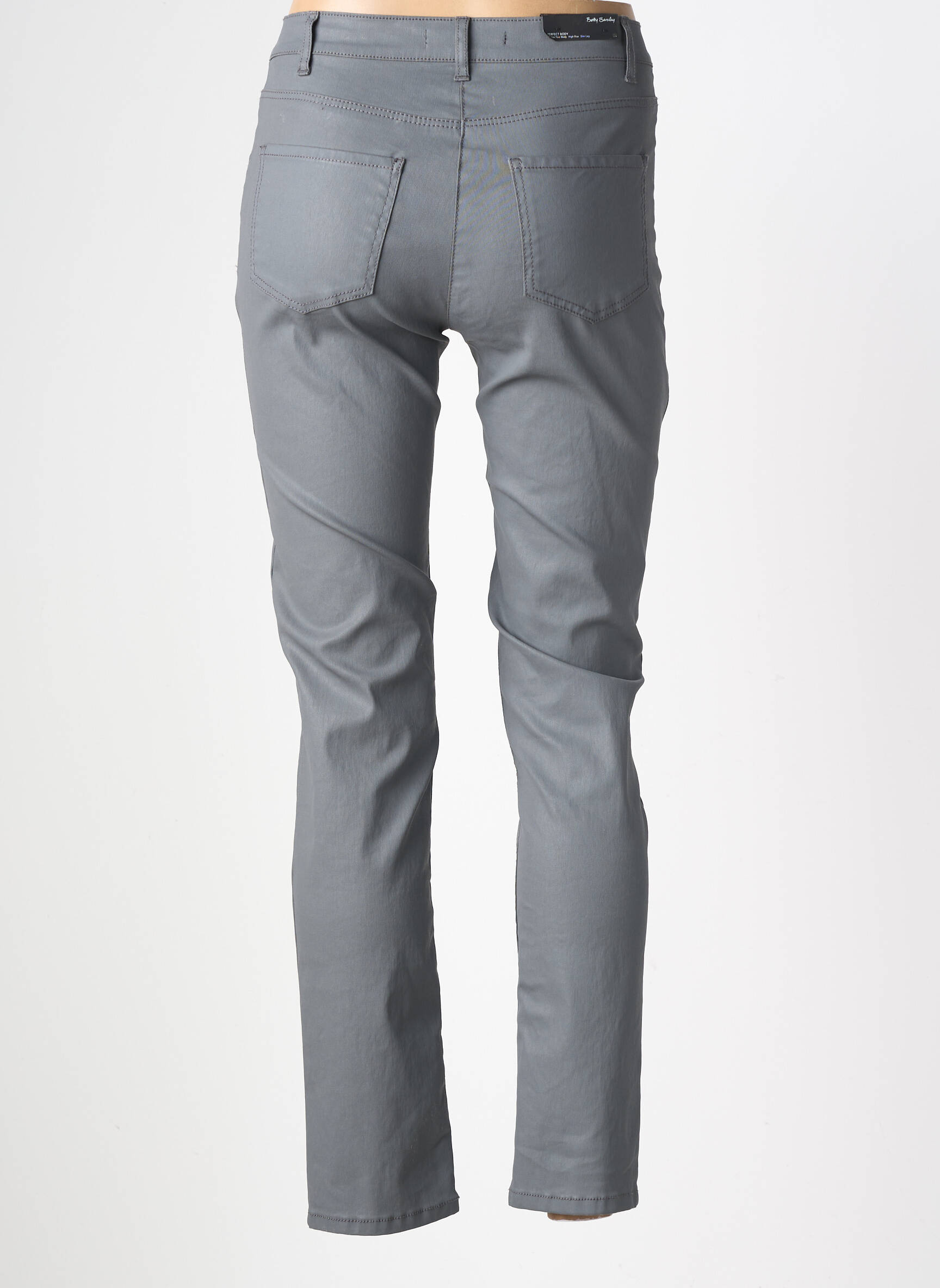 Pantalon slim elasticitate mărime normală gri BETTY BARCLAY femeie