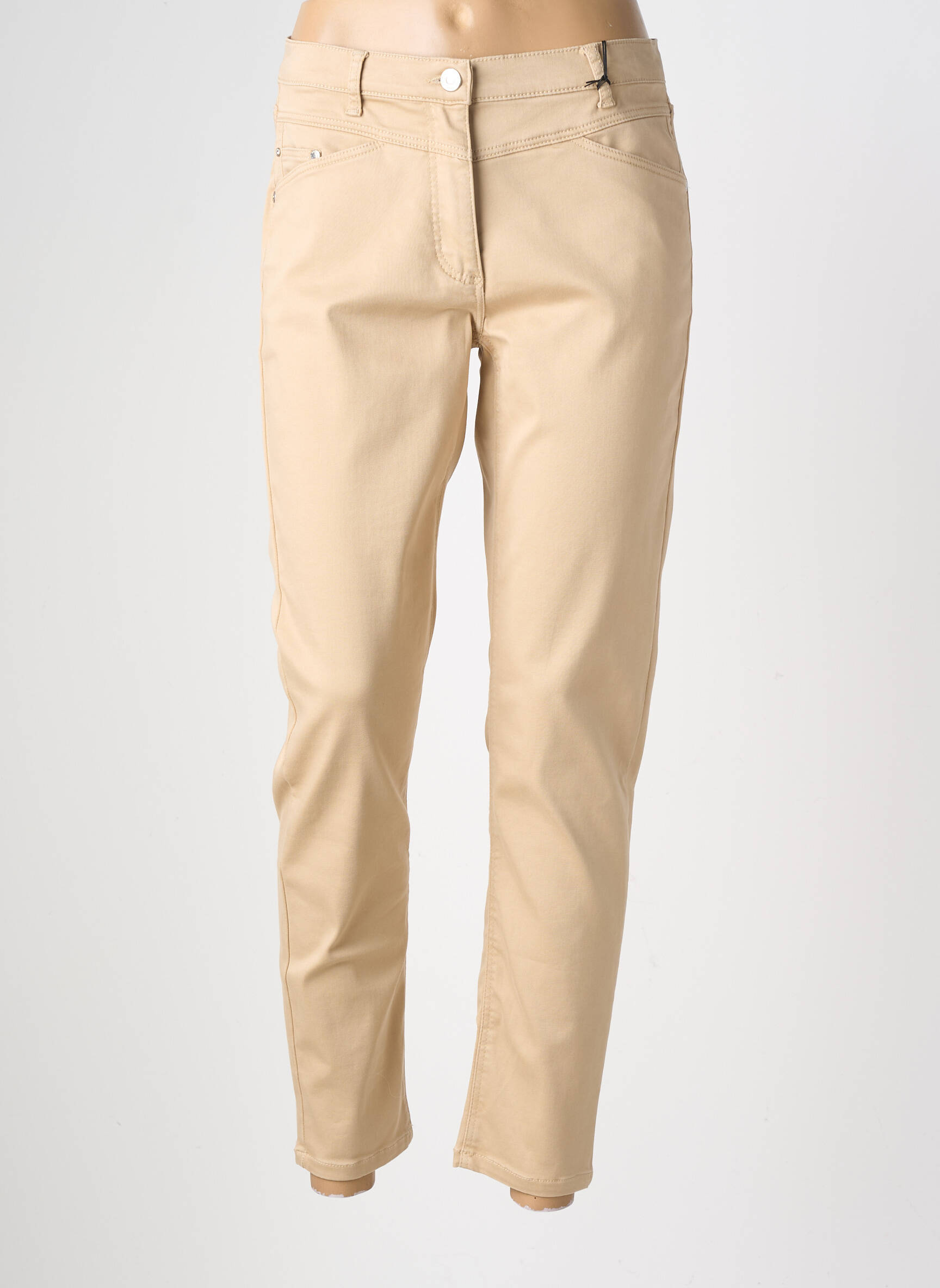 Pantalon drept elasticitate mărime normală bej BETTY BARCLAY femeie