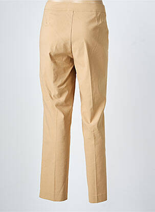 Pantalon slim țesătură poplin mărime normală bej MEXX femeie
