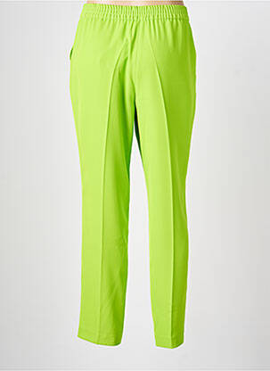 Pantalon slim talie elastică mărime normală verde TINTA STYLE femeie