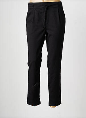 Pantalon 7/8 talie elastică mărime normală negru LA FEE MARABOUTEE femeie