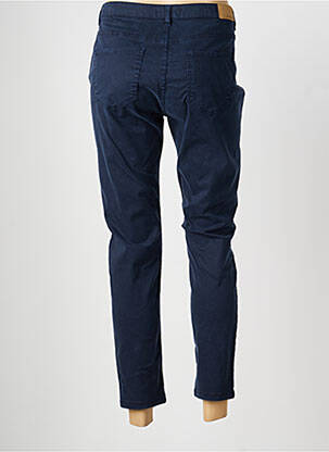 Pantalon 7/8 țesătură poplin mărime normală albastru BARILOCHE femeie