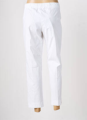 Pantalon 7/8 talie cu cleme mărime normală alb MARIA BELLENTANI femeie