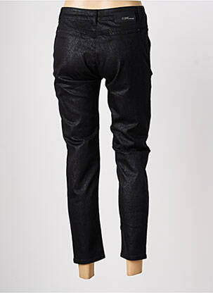 Pantalon 7/8 elasticitate mărime normală negru EVA KAYAN femeie