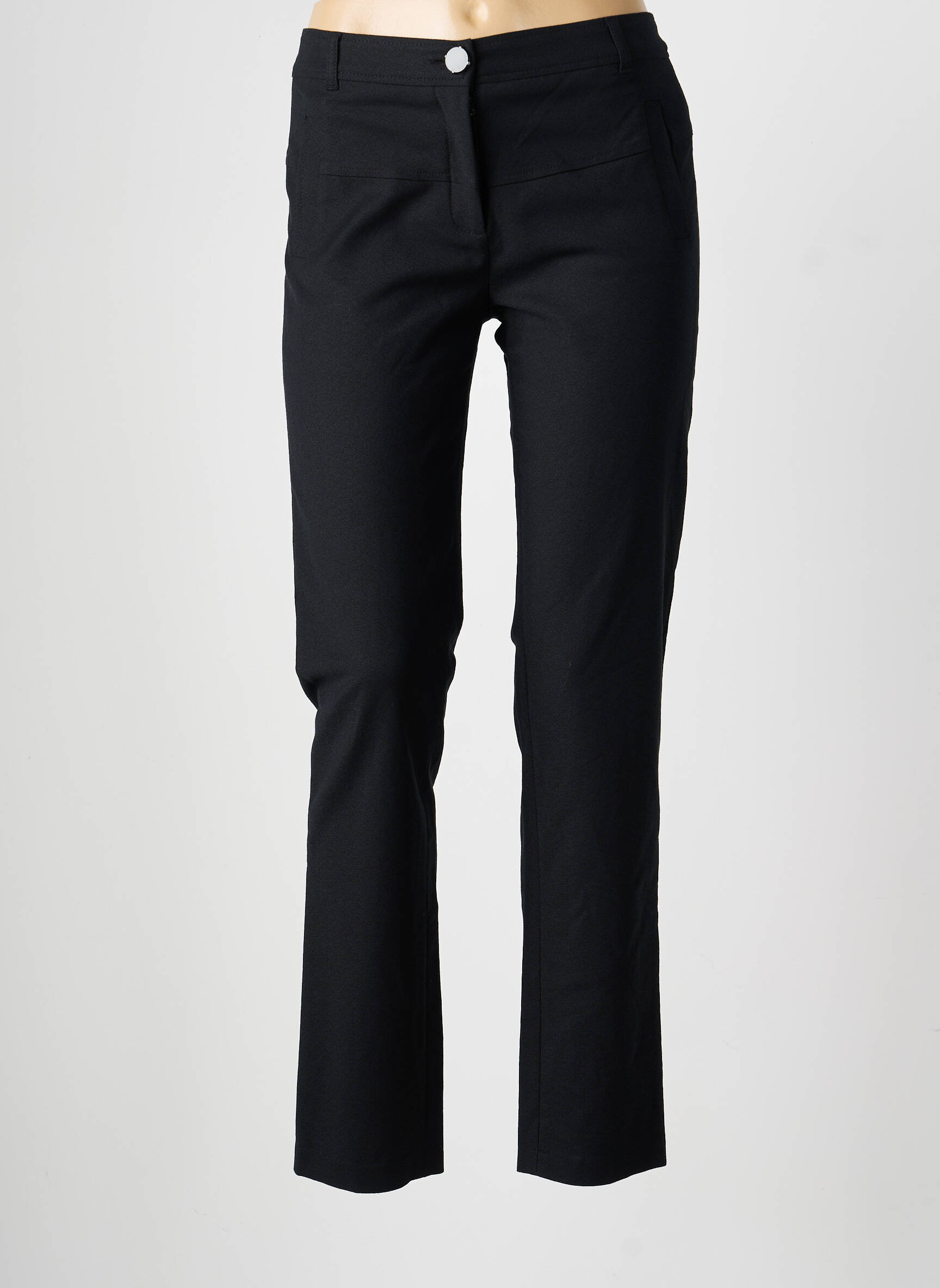 Pantalon slim mărime normală mărime normală negru HELENA SOREL femeie