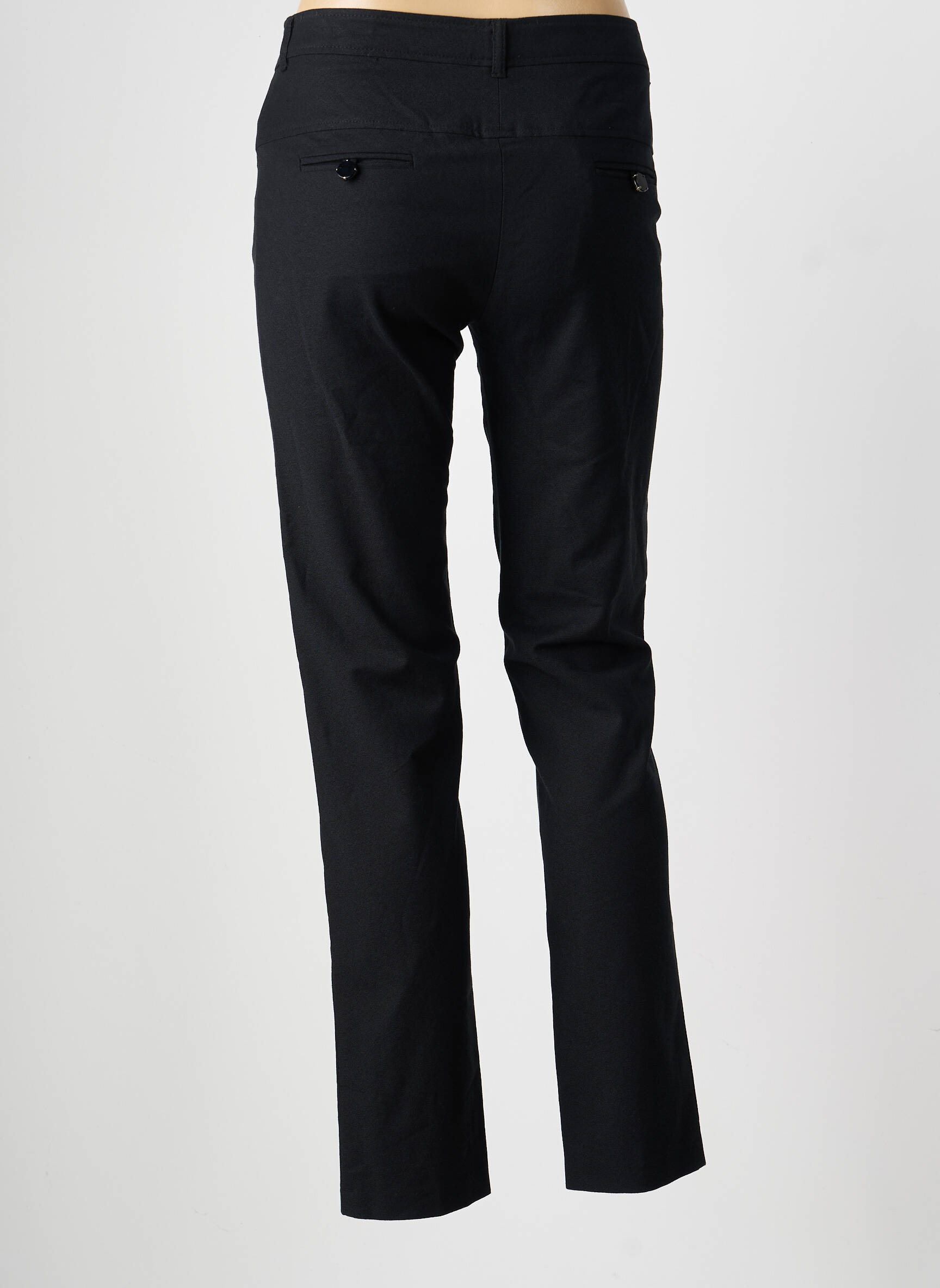 Pantalon slim mărime normală mărime normală negru HELENA SOREL femeie