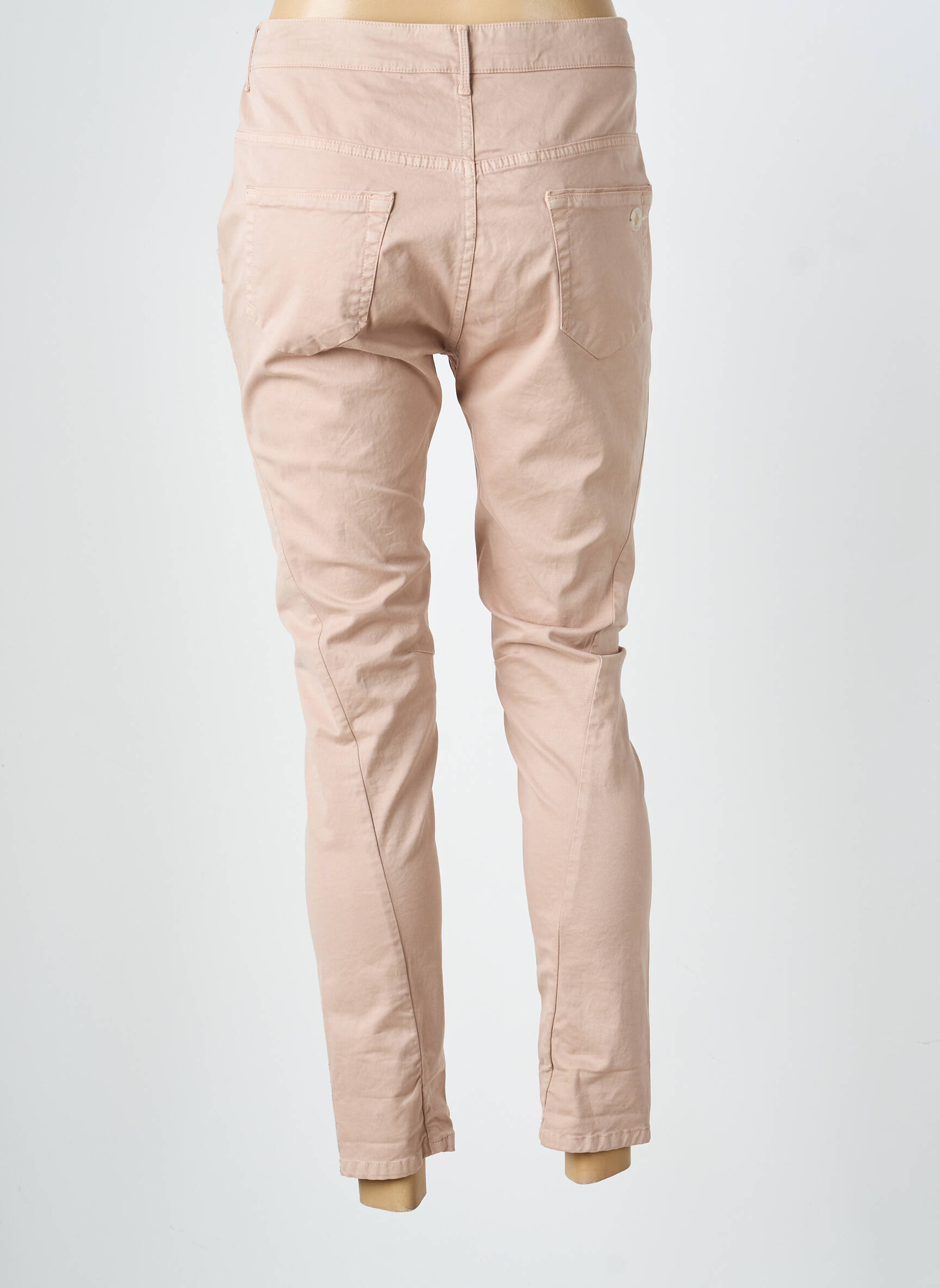 Pantalon 7/8 țesătură poplin mărime normală roz MANILA GRACE femeie