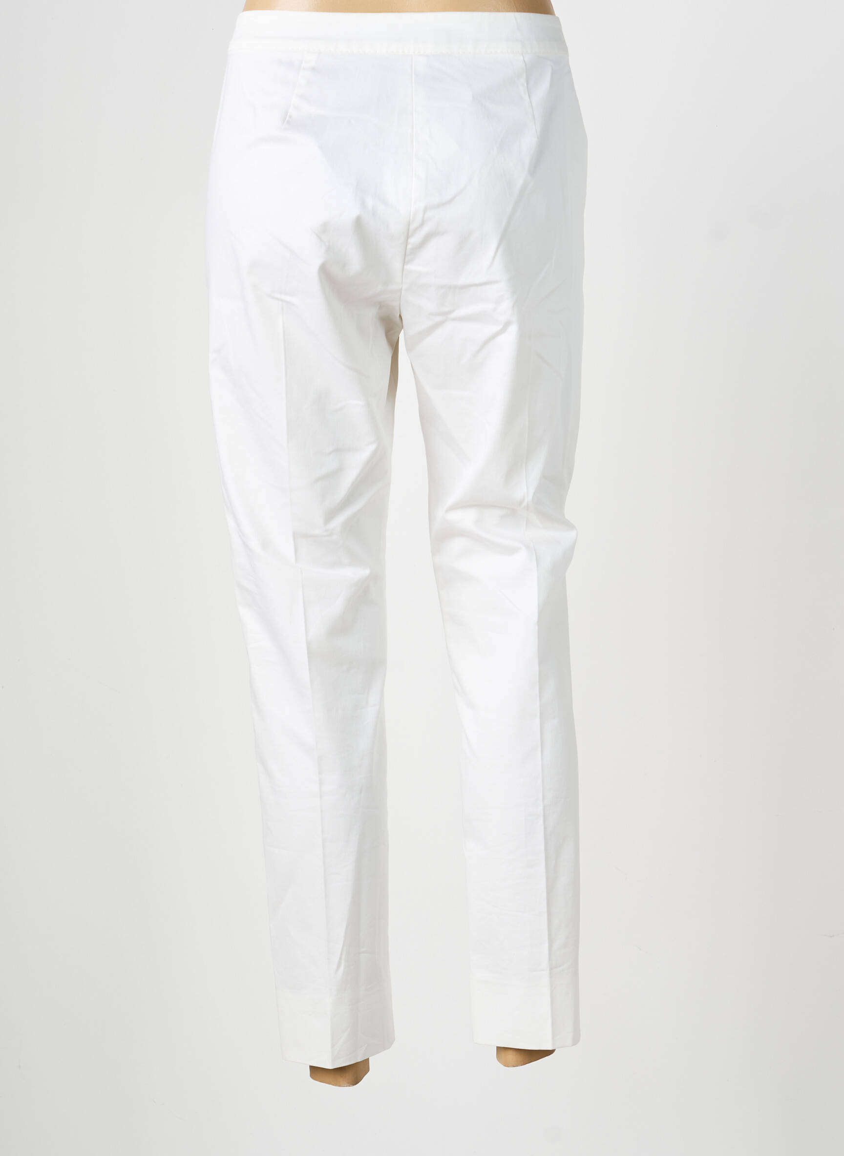 Pantalon 7/8 talie cu cleme mărime normală alb PENNYBLACK femeie