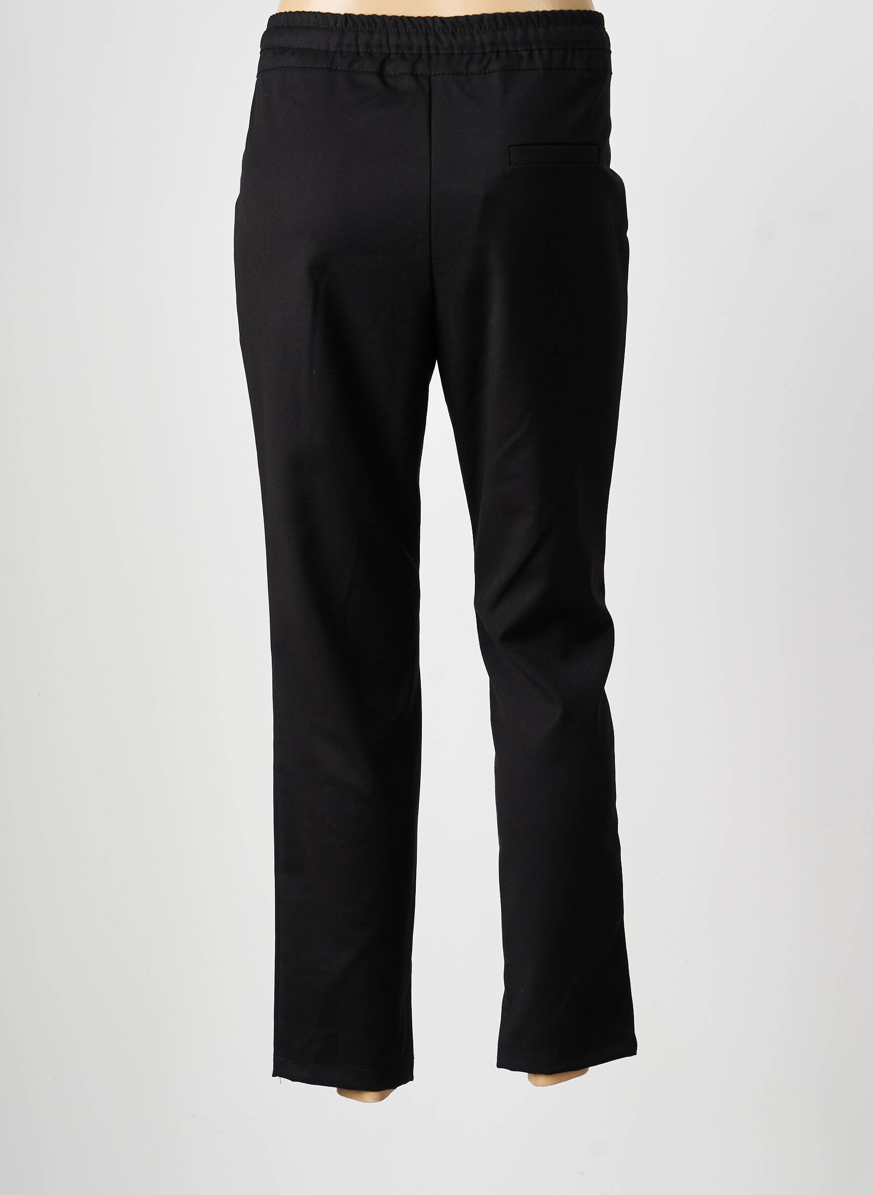 Pantalon 7/8 talie elastică mărime normală negru LA FEE MARABOUTEE femeie