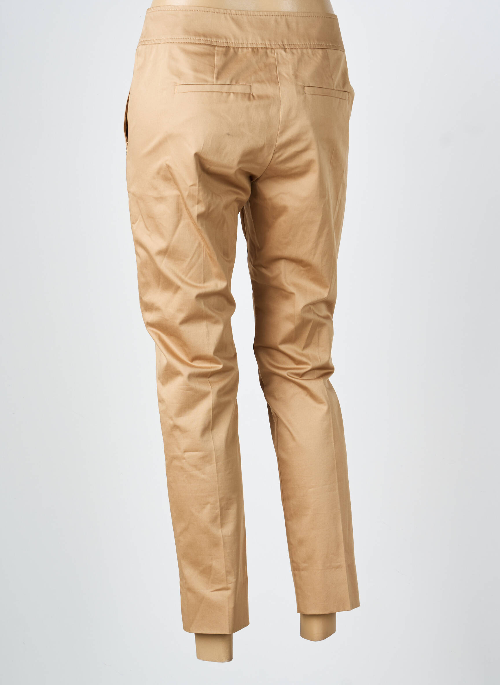 Pantalon chino țesătură poplin mărime normală maro PENNYBLACK femeie
