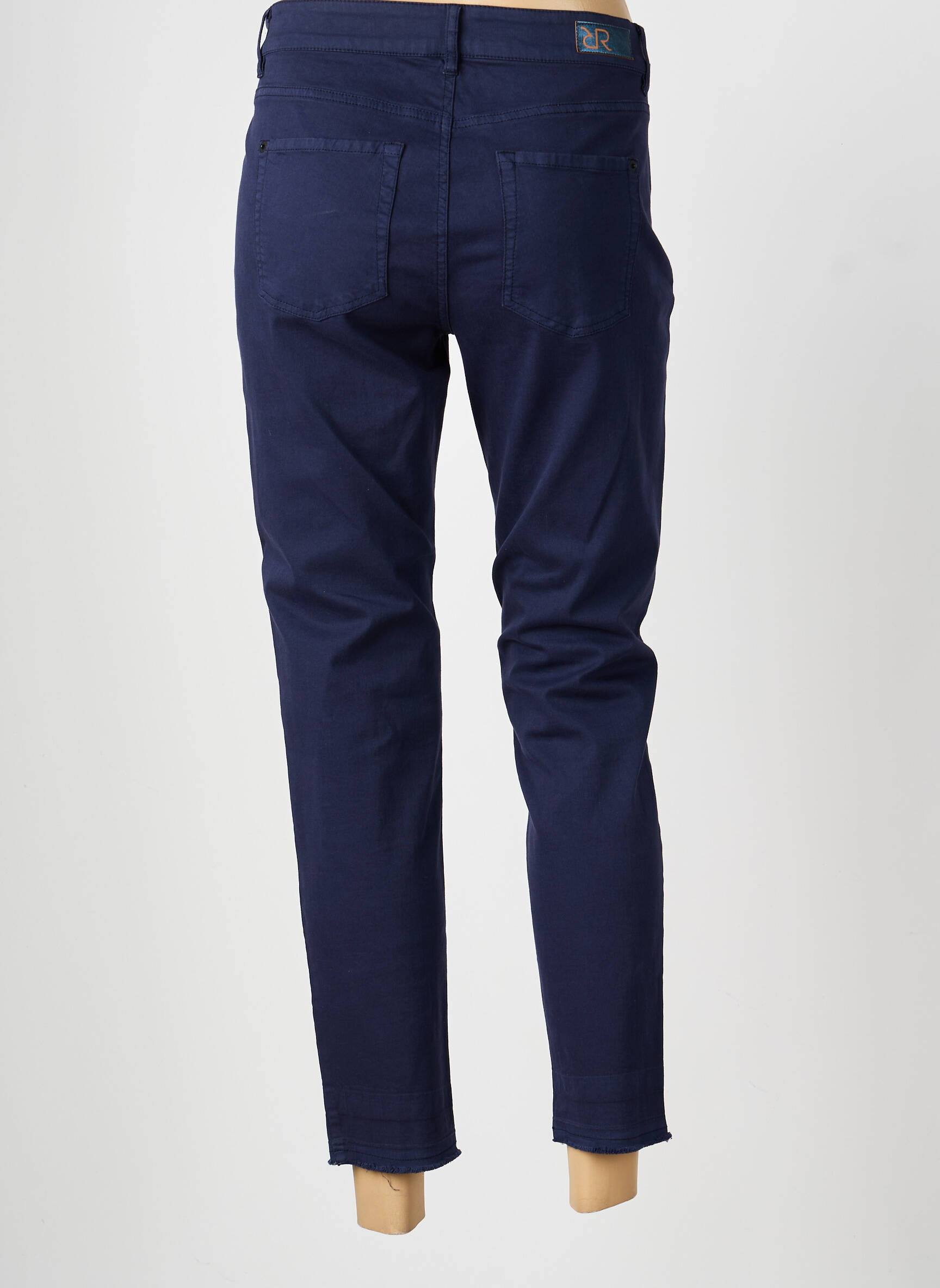 Pantalon slim elasticitate mărime normală albastru RAFFAELLO ROSSI femeie