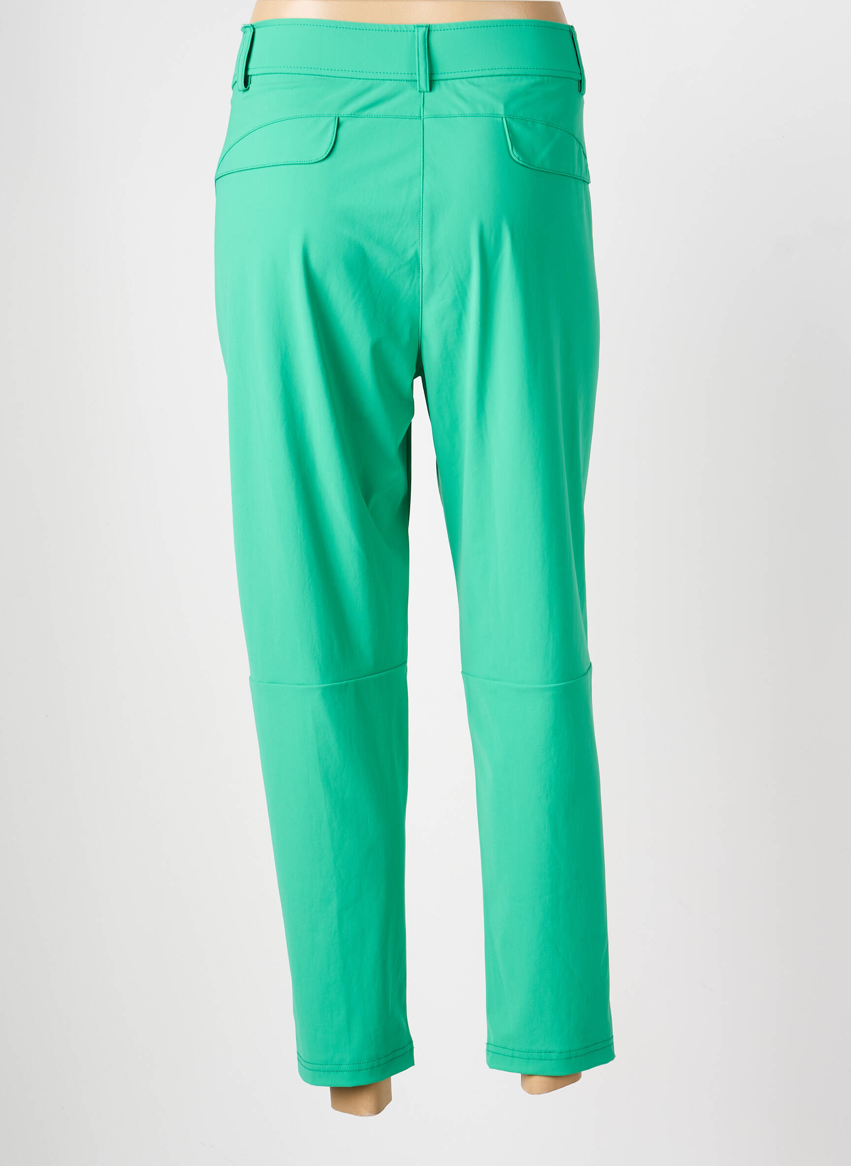 Pantalon 7/8 elasticitate mărime normală verde RAFFAELLO ROSSI femeie