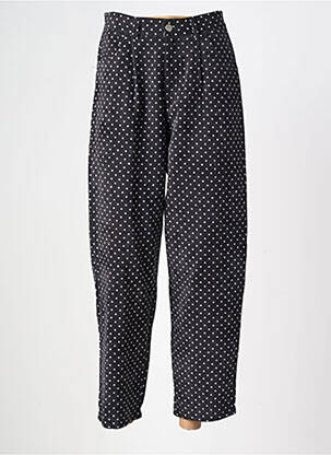 Pantalon drept elasticitate talie înaltă negru ELLI WHITE femeie