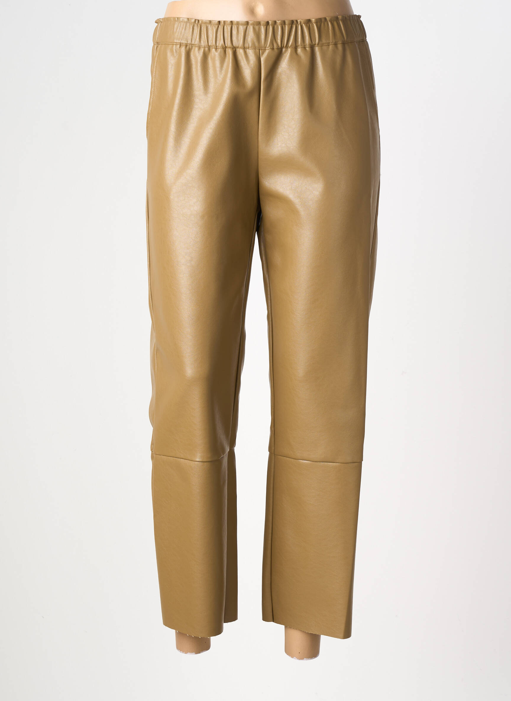 Pantalon drept elasticitate mărime normală maro ADORE femeie