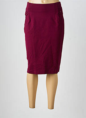 Fustă midi elasticitate violet TINTA STYLE femeie
