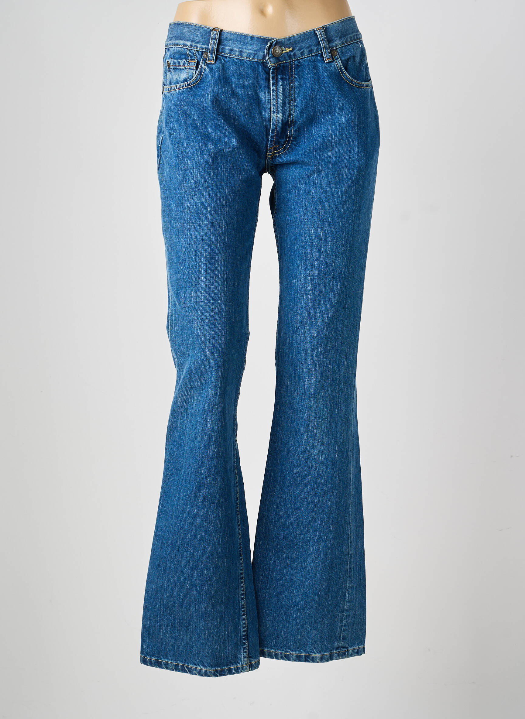 Blugi bootcut mărime normală mărime normală albastru TARA JARMON femeie