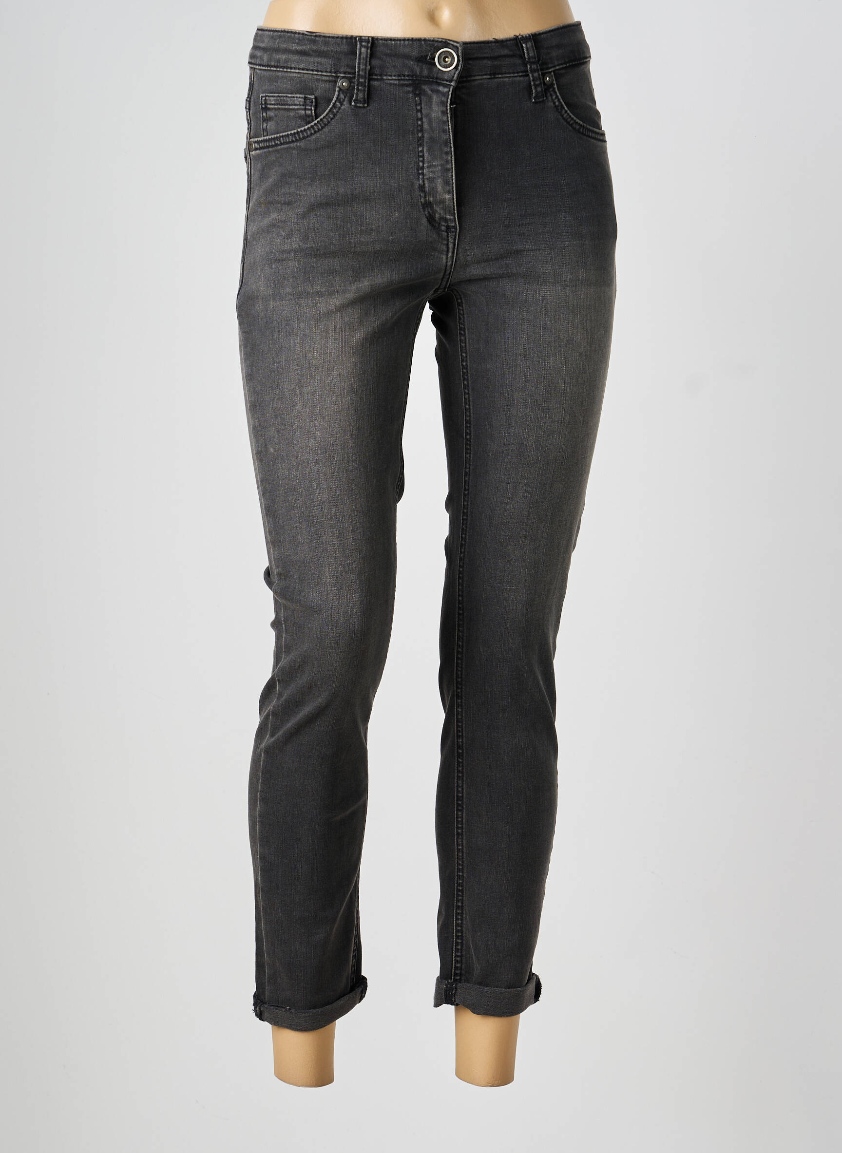Pantalon 7/8 elasticitate mărime normală gri BETTY BARCLAY femeie