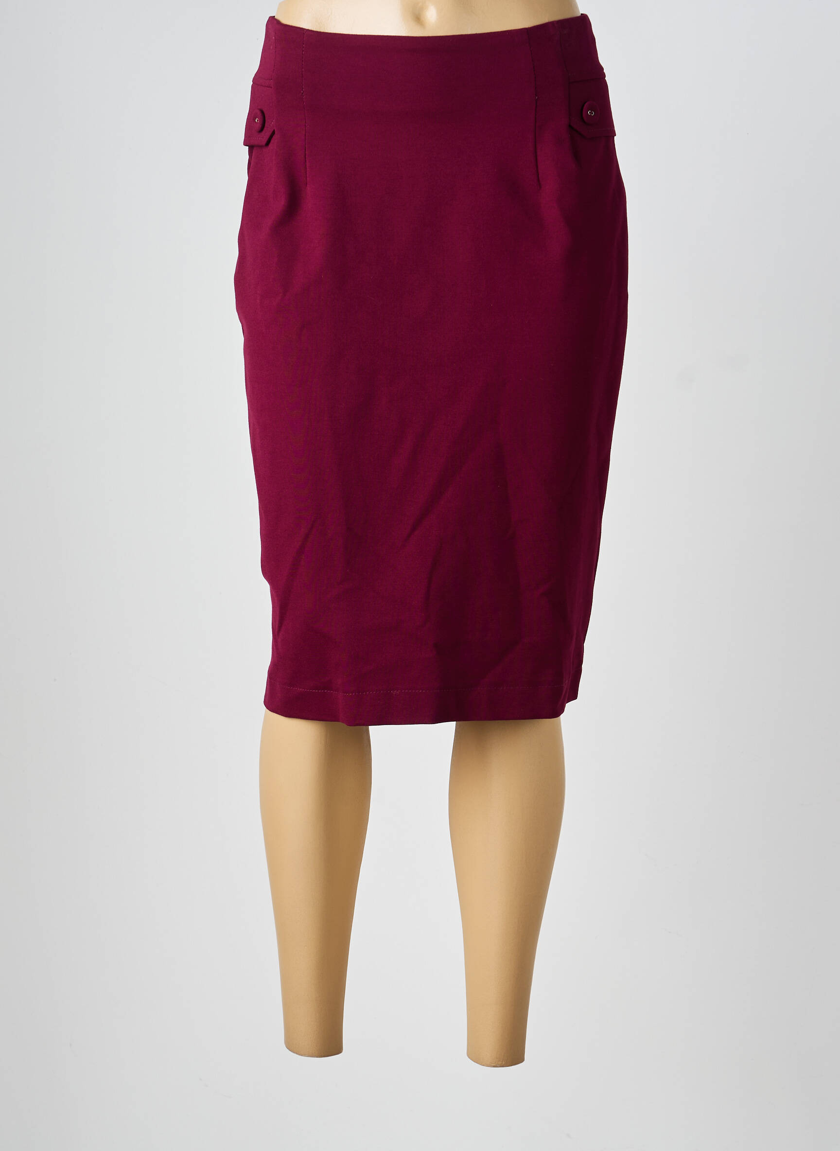 Fustă midi elasticitate violet TINTA STYLE femeie
