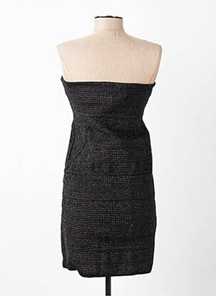Rochie scurtă fără mâneci fără mâneci negru DAPHNEA femeie