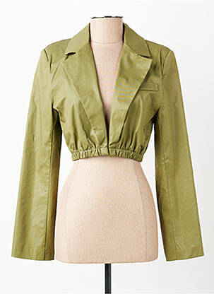 Sacou finisaj interior dublat verde GARCONNE femeie