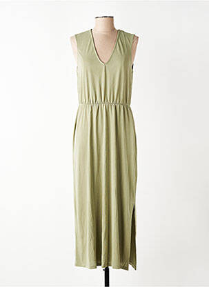 Rochie midi croială fluidă fără mâneci verde VILA femeie