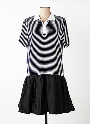 Rochie scurtă mâneci scurte mâneci scurte negru HPDP (HYPE DROP) femeie