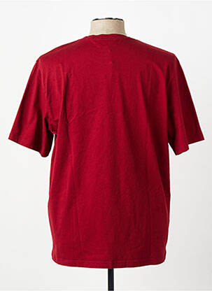 Tricou bio mâneci scurte roșu BASK IN THE SUN bărbat