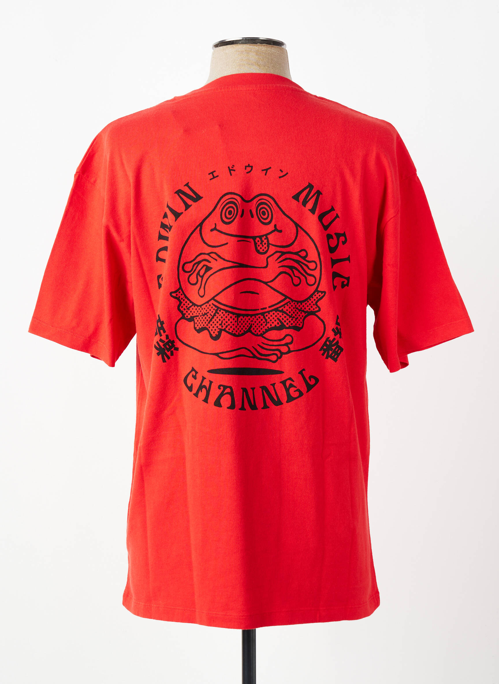 Tricou elasticitate mâneci scurte roșu EDWIN bărbat