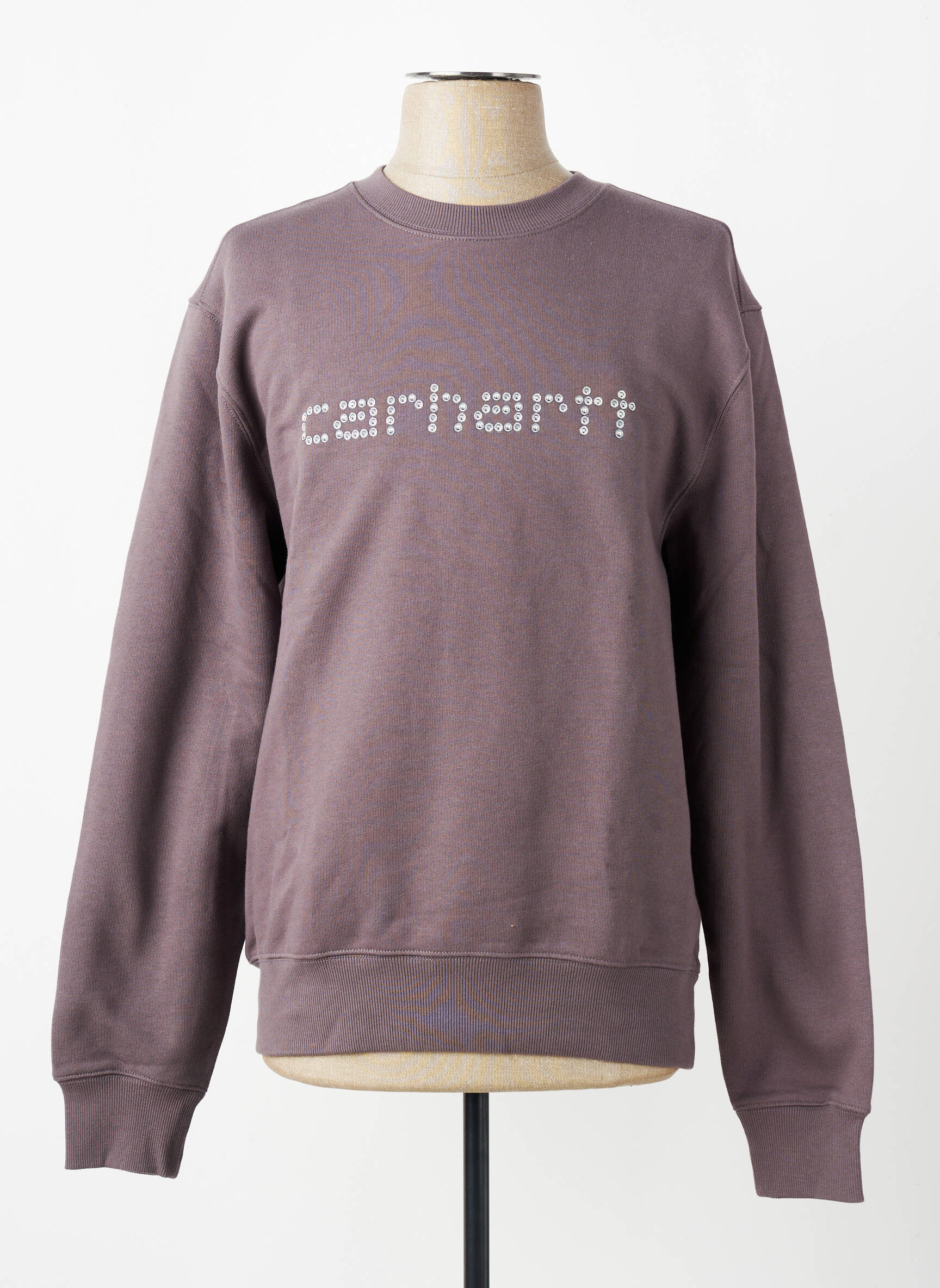 Hanorac elasticitate mâneci lungi maro CARHARTT bărbat