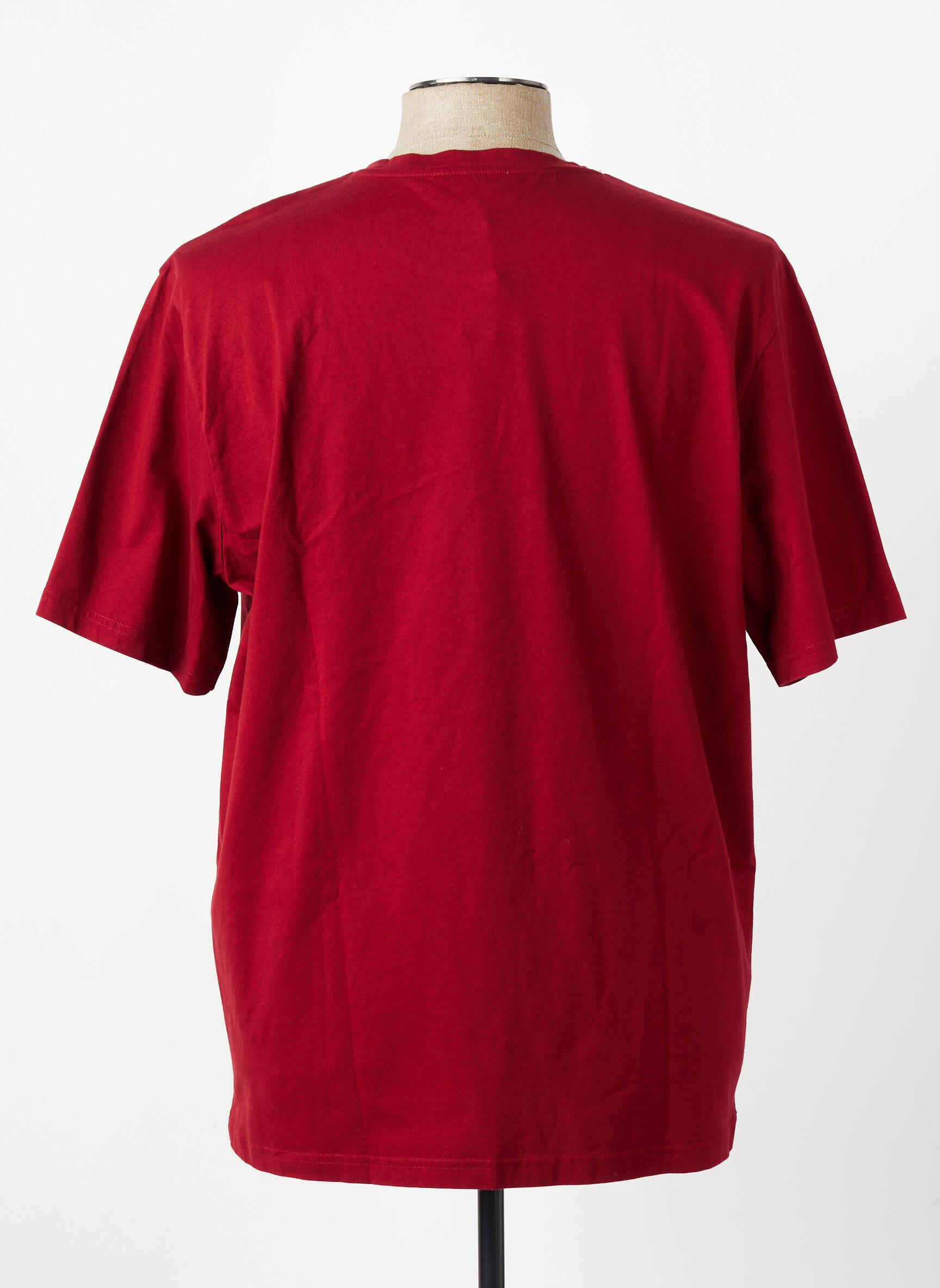 Tricou bio mâneci scurte roșu BASK IN THE SUN bărbat