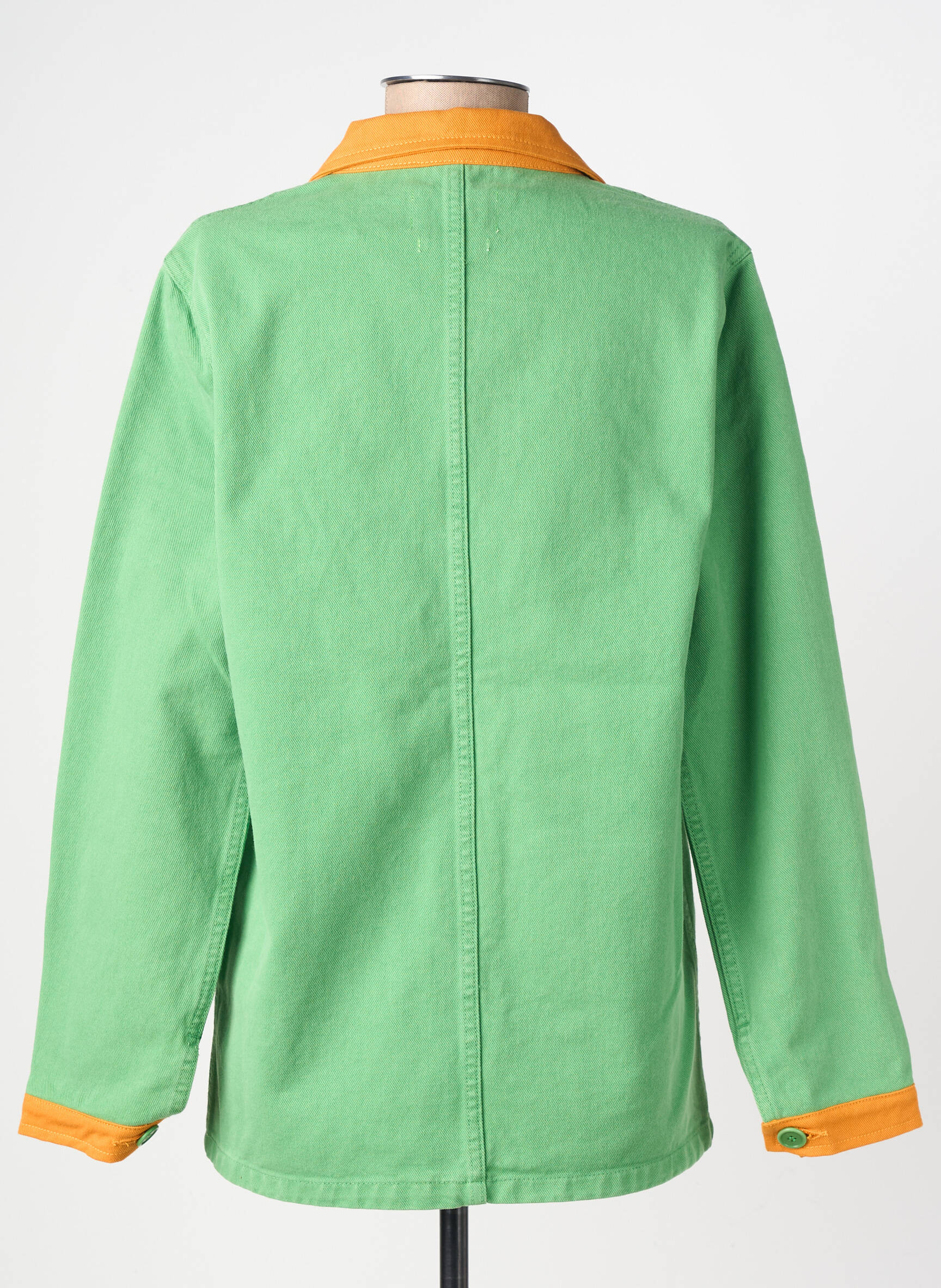 Jachete casual croială dreaptă verde GRAINE femeie