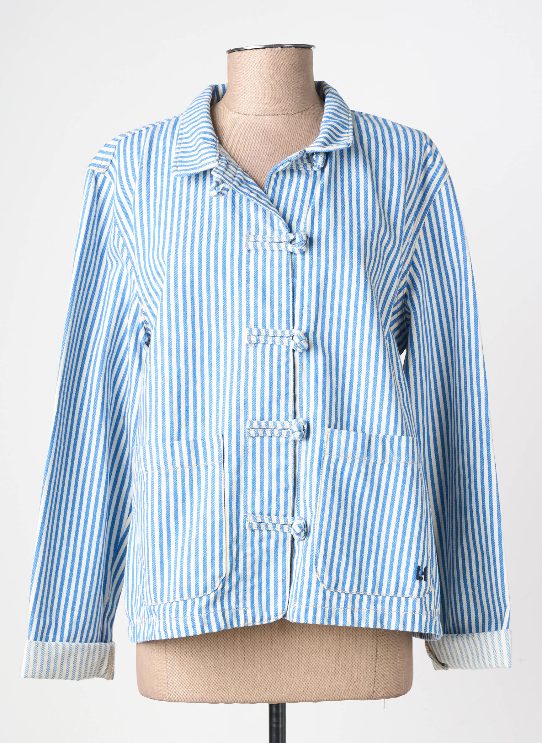 Jachete casual croială dreaptă albastru LEON & HARPER femeie