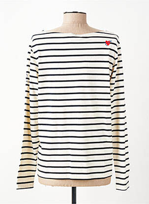 Tricou mâneci lungi mâneci lungi bej MAT DE MISAINE femeie