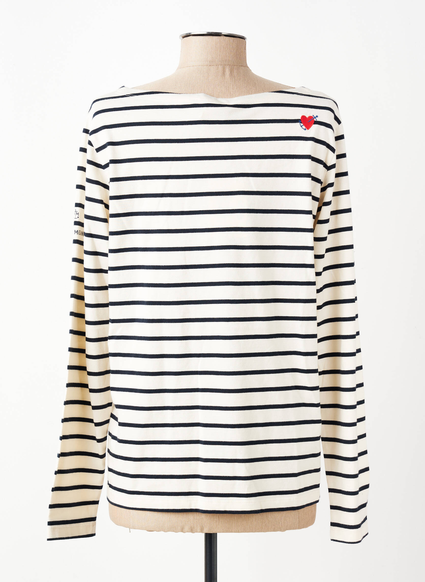 Tricou mâneci lungi mâneci lungi bej MAT DE MISAINE femeie