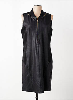 Rochie midi fără mâneci fără mâneci negru FRED SABATIER femeie