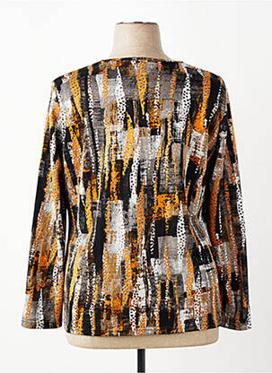Tricou mâneci lungi mâneci lungi negru FRANCE RIVOIRE femeie