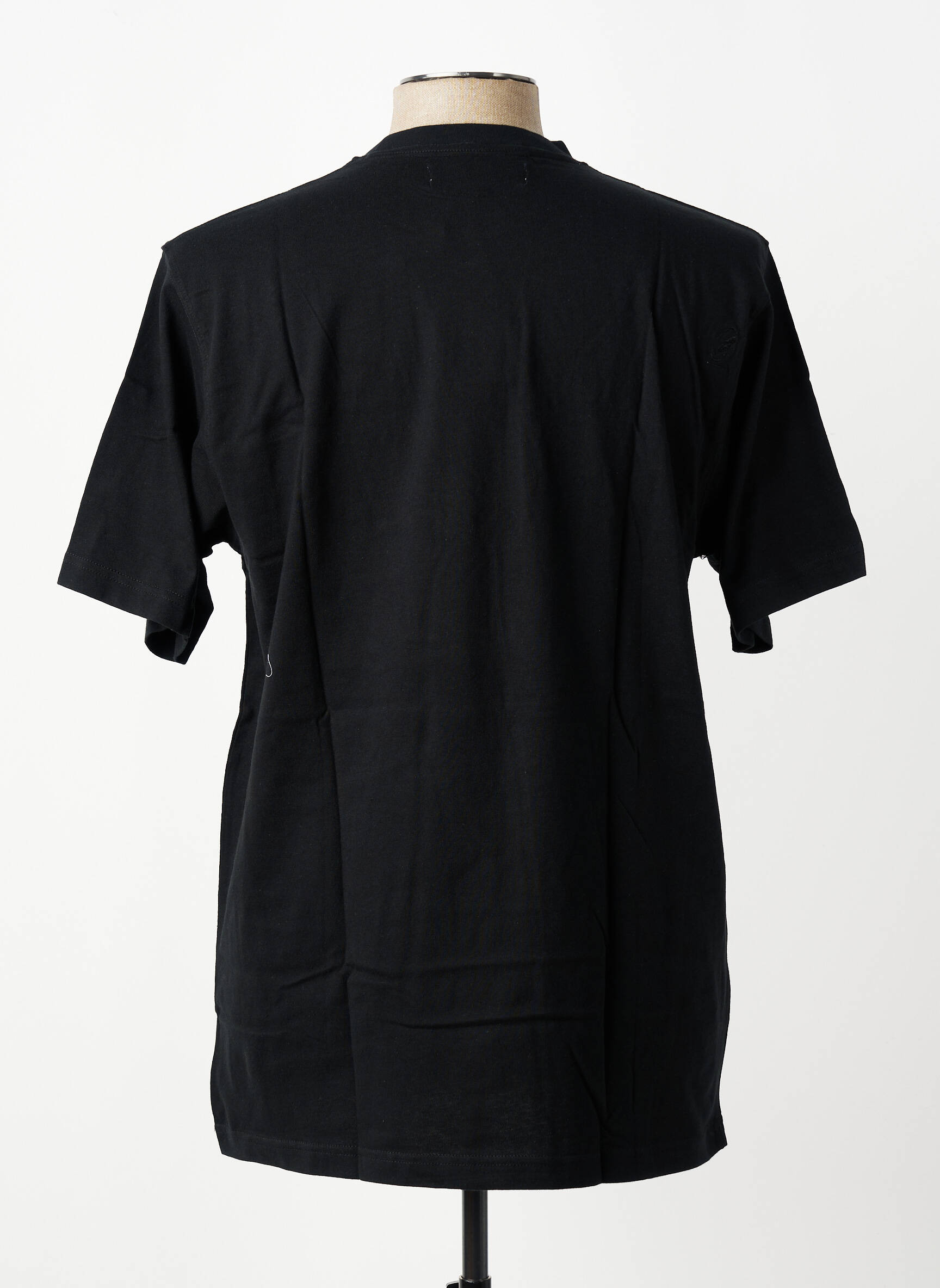 Tricou broderie mâneci scurte negru COMPTOIR DU RUGBY bărbat