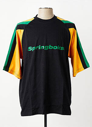 Tricou elasticitate mâneci scurte negru SA RUGBY bărbat
