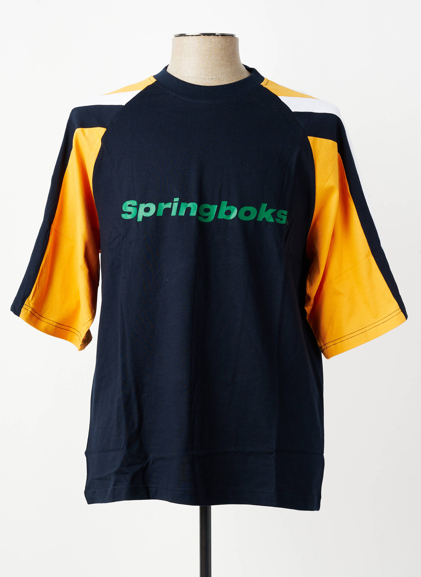 Tricou croială dreaptă mâneci scurte albastru QUINZE & TREIZE bărbat