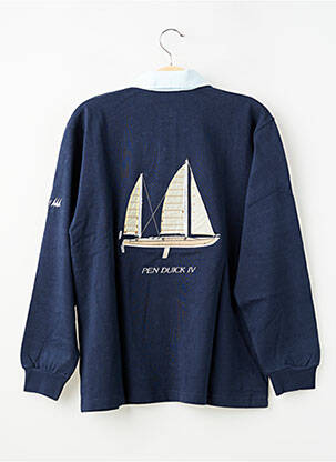 Polo mâneci lungi mâneci lungi albastru ERIC TABARLY băiat